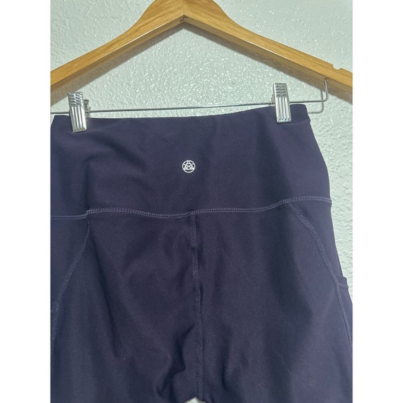 Tesla Purple Capri Leggings High Waist Athletic Workout Yoga Pants Small - Picture 5 of 5